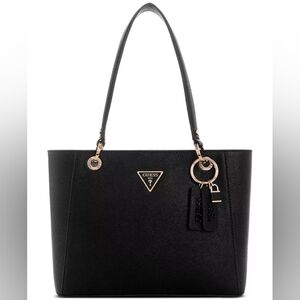 GUESS Noelle Small Double Compartment Top Zip Tote Bag